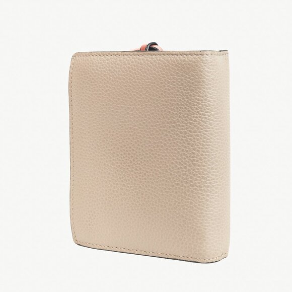 Loewe Light Oat & Honey Leather Compact Bifold Wallet - Picture 3 of 11